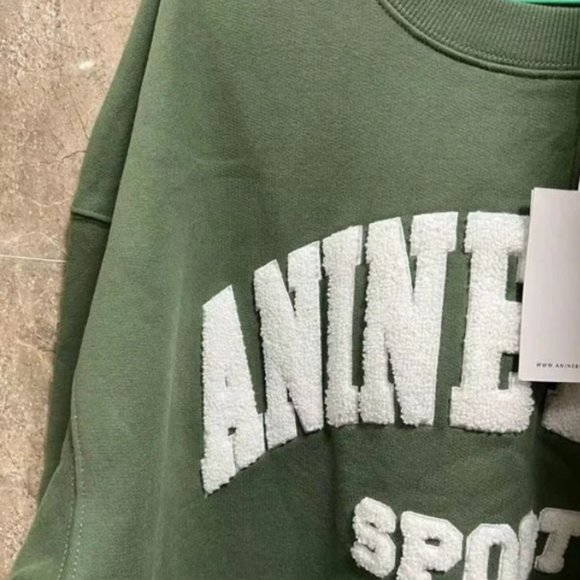 Anine Bing green sweatshirt - Size S - Picture 3 of 3